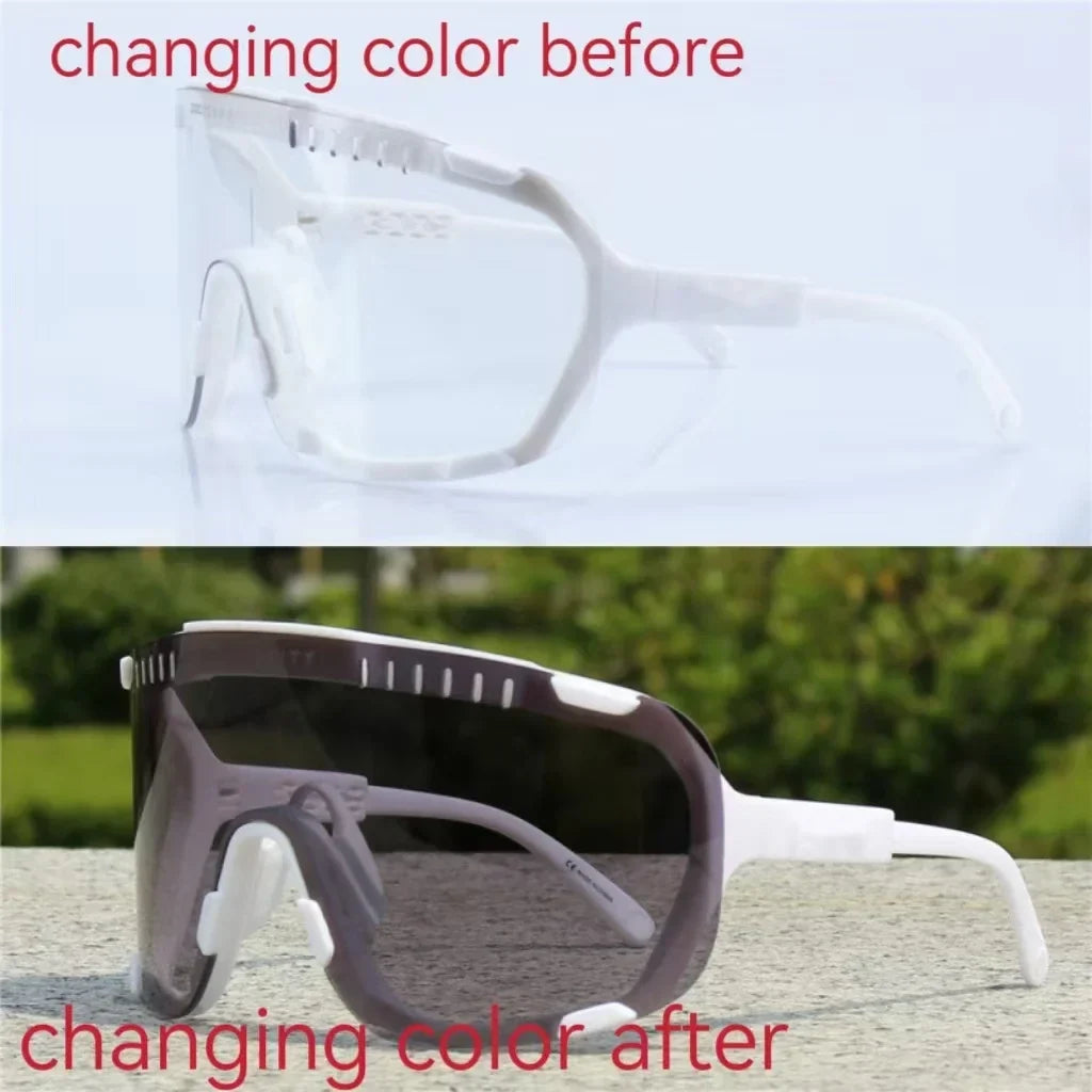 2025 POC Devour Cycling Glasses - MTB/Road Bike Windproof Goggles W/Prescription Insert, UV400 Sport Eyewear