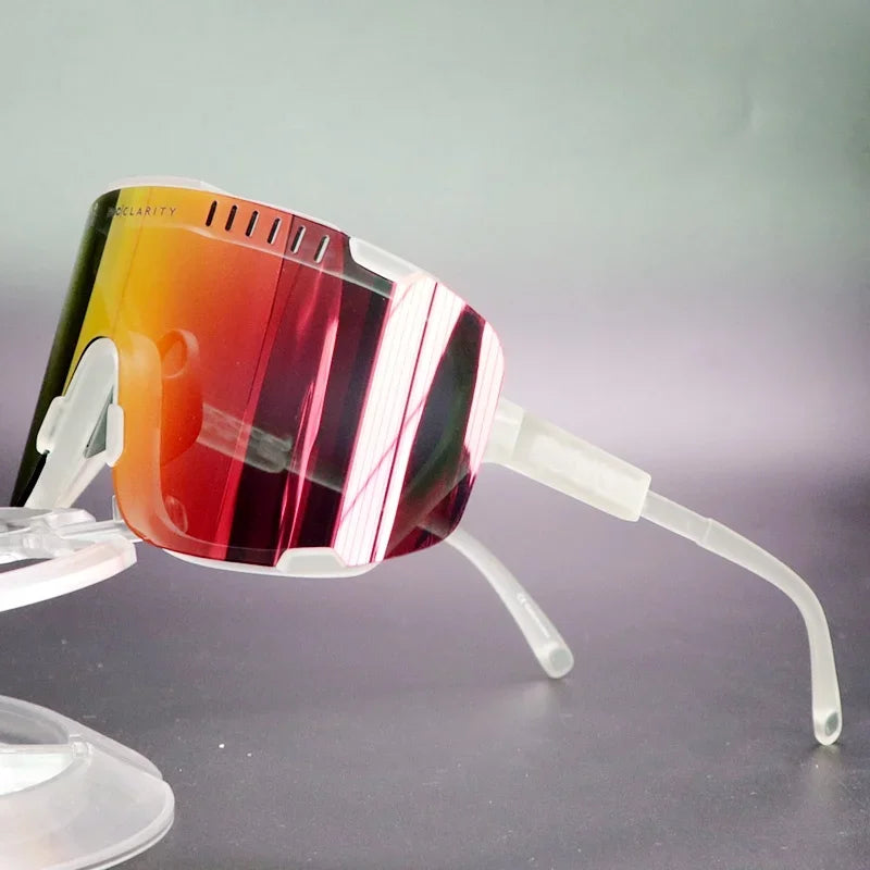 2025 POC Devour Cycling Glasses - MTB/Road Bike Windproof Goggles W/Prescription Insert, UV400 Sport Eyewear