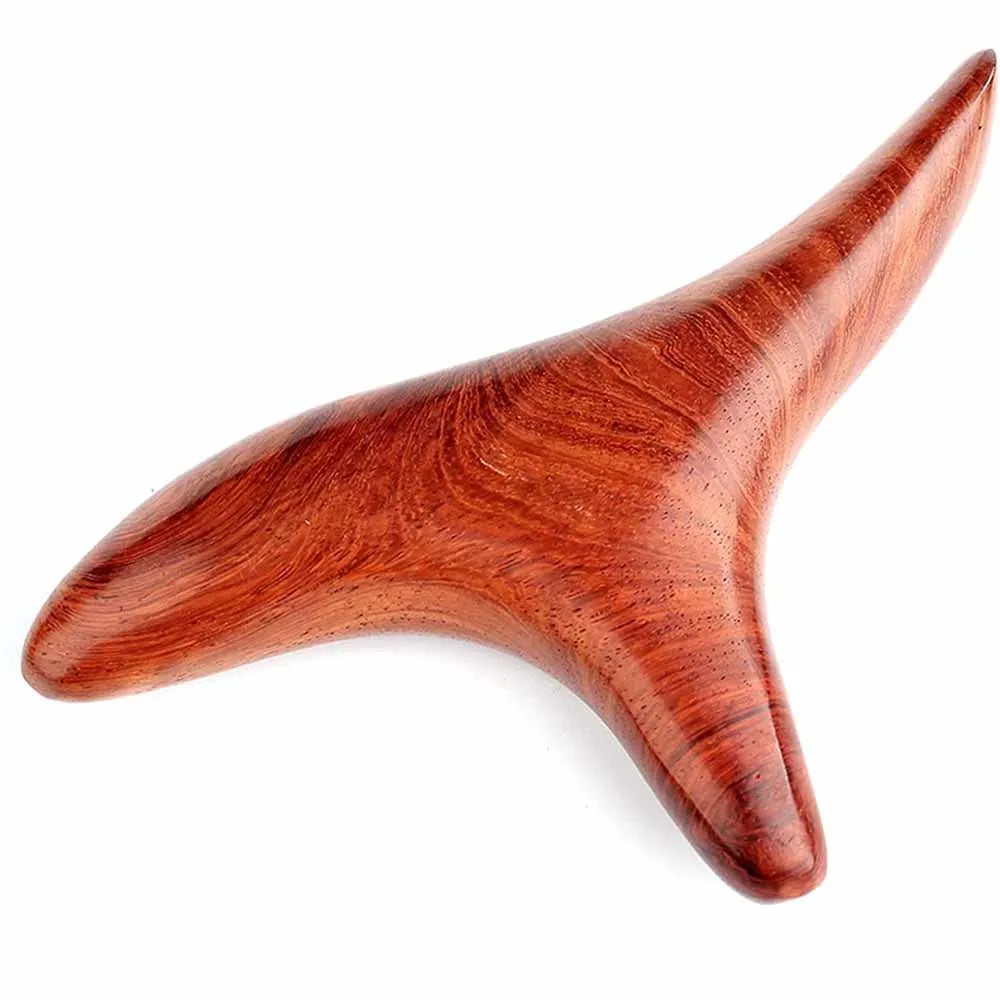1PC Traditional Wooden Reflexology Thai Massage Tool,Thai Massage Tool,Acupuncture Point Gua Sha for Full Body Relaxation Eyes